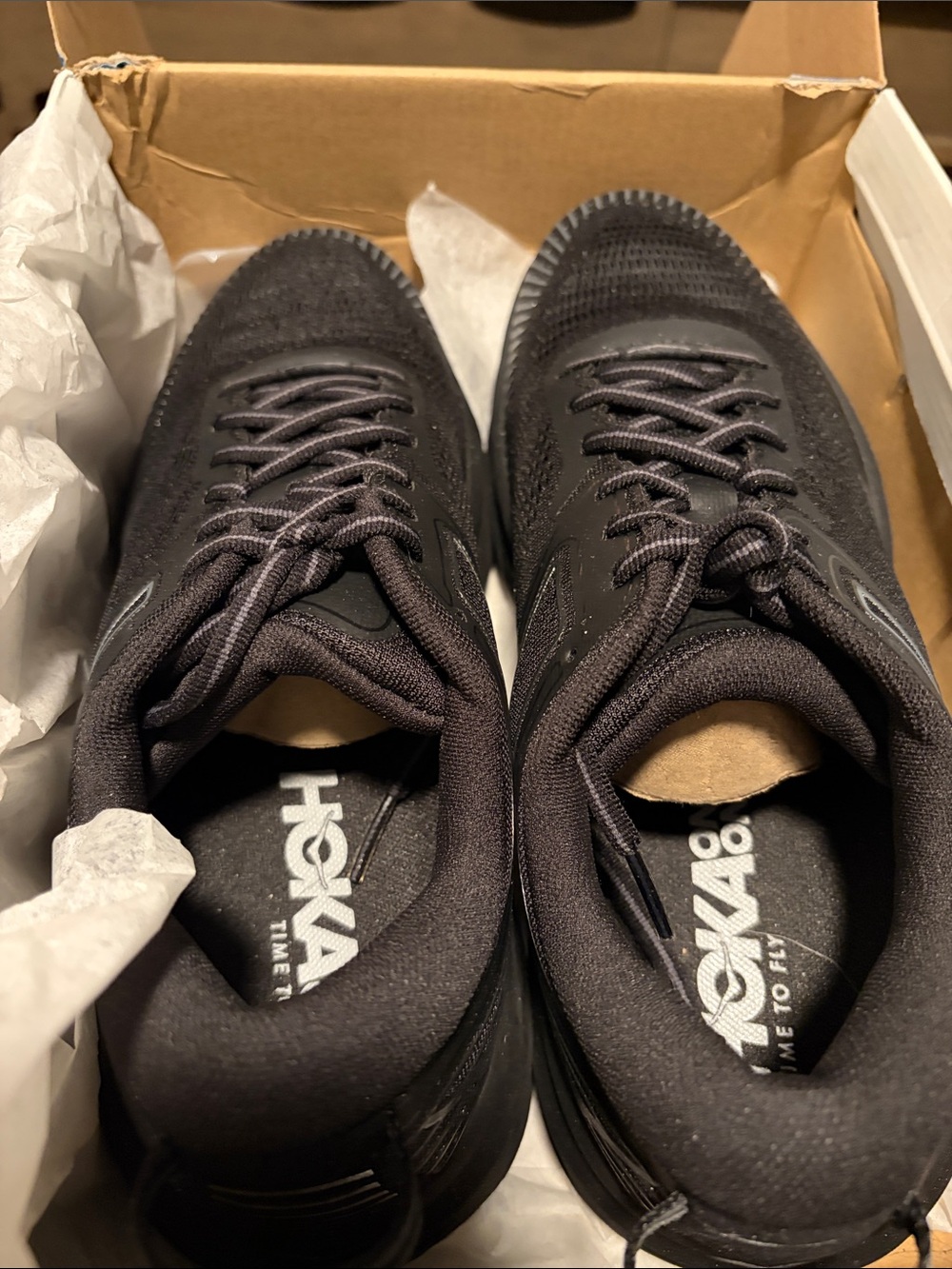 Hoka Bondi 7 black size 9 new in box - Picture 5 of 7